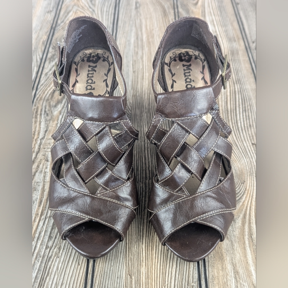 Mudd Heels Synthetic Outer Size 7